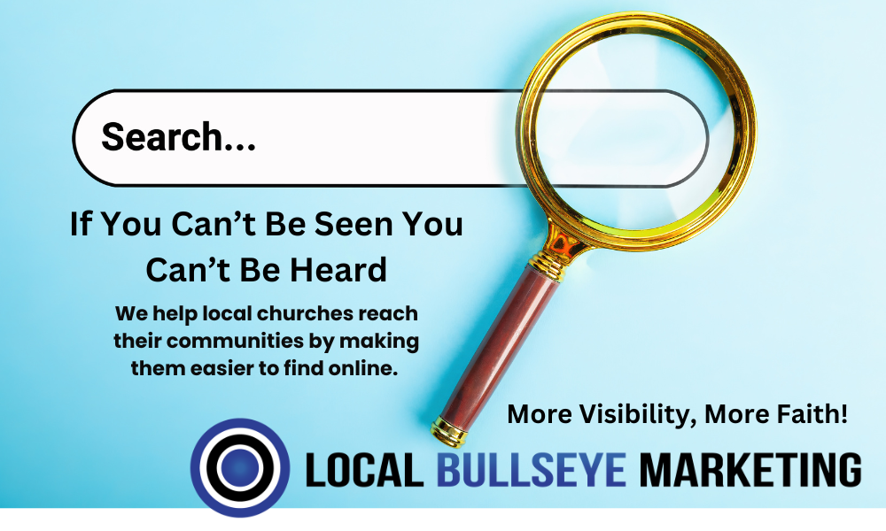 Local BullsEye Marketing church ad