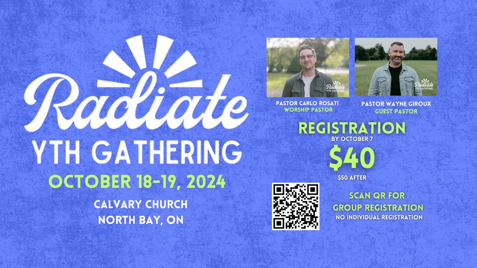 Poster for Radiate YTH Gathering